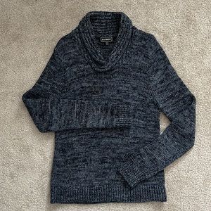 EXPRESS Men's Navy Shawl Collar Knit Sweater
